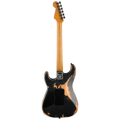 Charvel ProMod Relic San Dimas Style 1 HH FR PF Pau Ferro Electric Guitar - Weatherd Black image 2