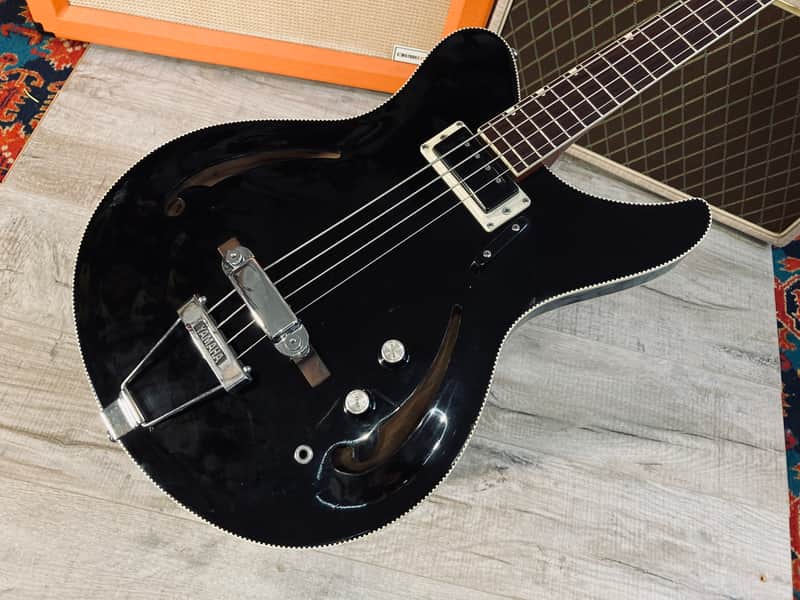 Vintage Rare Japan Hollow Bass Yamaha SA17 1971 Black image 1