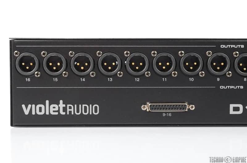 Violet Audio D16XI 16 Channel XLR DB25 Passive Splitter Studio