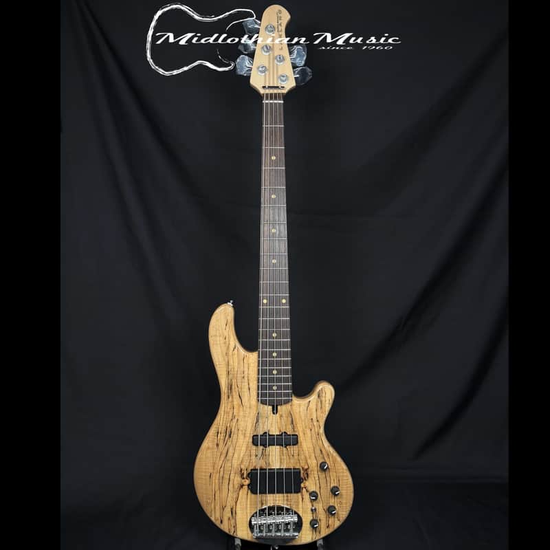Lakland Skyline 55-02 Deluxe - 5-String Bass Guitar - Spalted Maple Gloss Finish (250806162) image 1