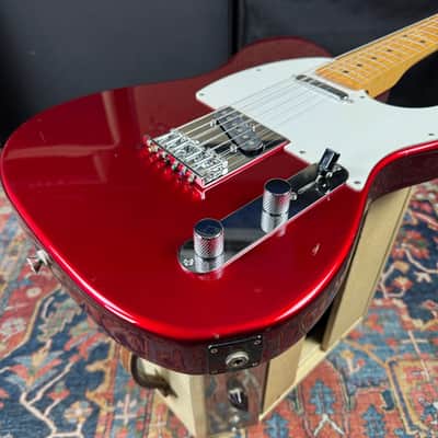 1994 Fender Toploader Fujigen Model TL43 Telecaster - Candy Apple Red image 8