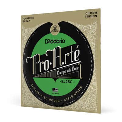 D'Addario EJ25C Pro-Arte Clear Nylon Composite Flamenco Guitar Strings image 3