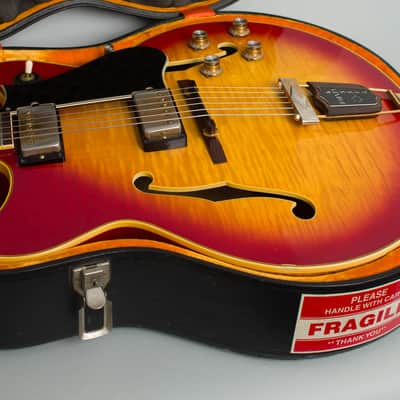Gibson  Barney Kessel Custom Arch Top Hollow Body Electric Guitar (1966), ser. #530802, original black hard shell case. image 12