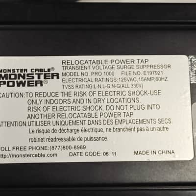 MONSTER POWER CENTER PRO 1000 - PROFESSIONAL POWER CENTER and SURGE SUPRESSOR! Bild 6