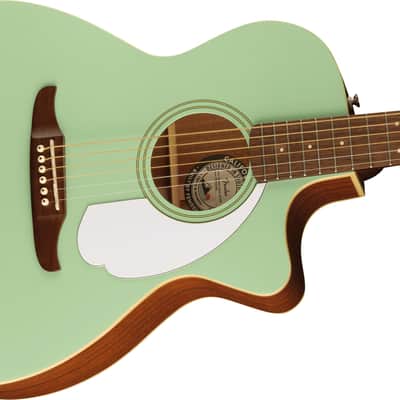 Fender Newporter Player Acoustic Electric Guitar Surf Green image 2