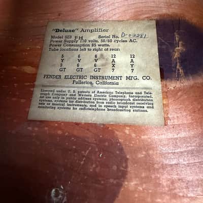 1956 Fender Tweed Deluxe 5E3 - Collector Grade image 14