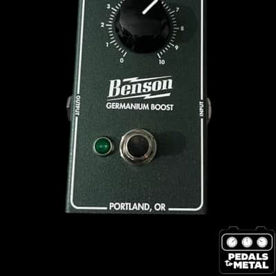 Benson Amps Germanium Boost 2021 - Present - Green - X18212 image 1