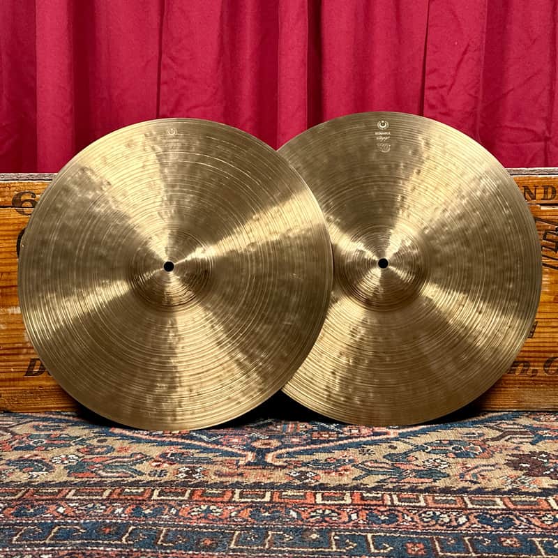 16" Istanbul Agop 30th Anniversary Hi-Hat Cymbal Pair 1074g/1264g *Video* image 1
