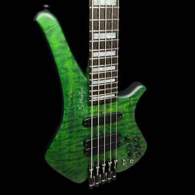 S.Martyn Custom Blaze 32” Headless 5 String Bass Guitar w/ Gigbag image 2