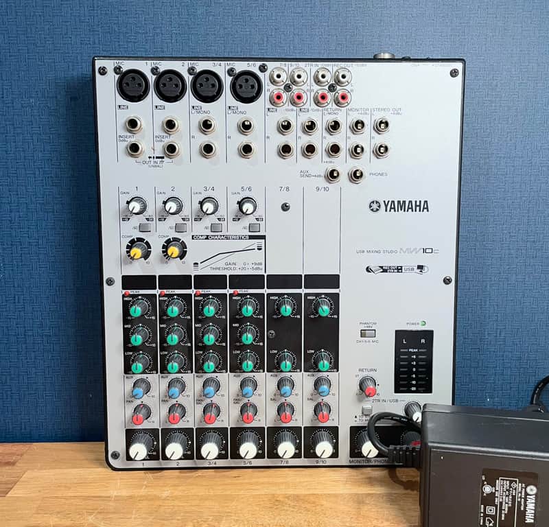Yamaha MW10C 10-Channel USB Mixer With Compression image 1