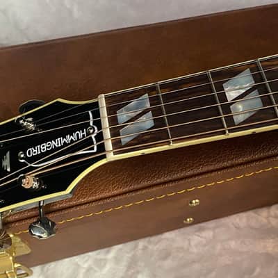 NEW! Gibson Acoustic Hummingbird Torch Acoustic-Electric Guitar - Ebony - 4.4 lbs - Authorized Dealer! G07196 image 9