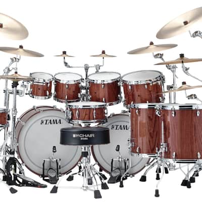 Tama Star Walnut Double Bass CJC 10-pc Shell Kit image 3