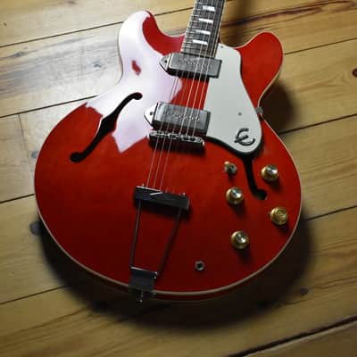 1996 Epiphone Casino – Cherry – Made in Japan (Terada Factory) – All Original image 2