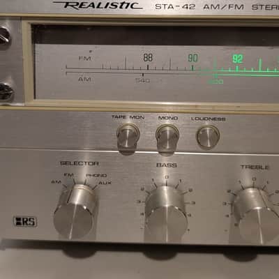 Realistic STA-42 Radio Shack AM/FM Stereo Receiver 1970s model 31-2086 Tested image 6