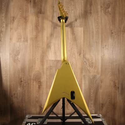 ESP LTD KH-V Kirk Hammett Signature - 2023 - Metallic Gold image 2