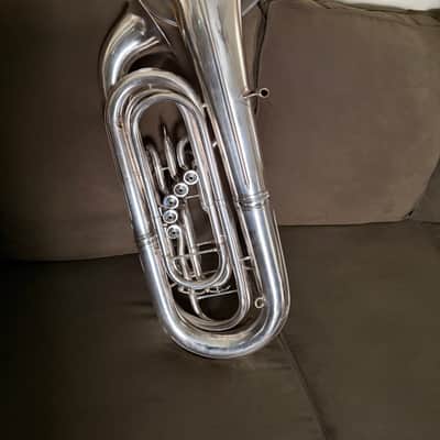 H.N. White Company “King U.S.” 5-valve double bell euphonium image 3