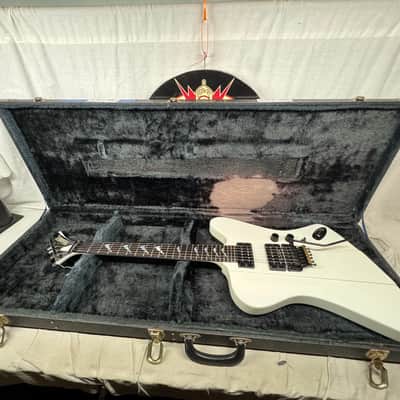 Hamer USA Firebird II 2 Guitar with Case 1980s - White image 1