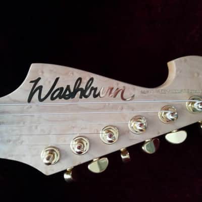 Washburn N4 Walnut Mourning Windows Inlays Proto Davies 2.0  2010 Nuno Bettencourt Signature image 15