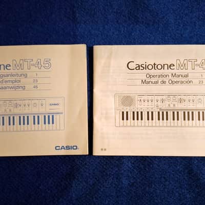 Casio MT-45 Casiotone 49-Key Synthesizer 1980s - White image 7