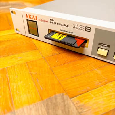 Legendary Akai XE8 MIDI Drum Expander (Japan, 1988)! With 2 extra original super rare ROM cards! image 18