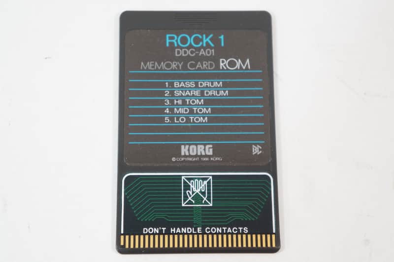 [SALE Ends Sep 24] KORG DDC-A01 ROCK 1 ROM for DDD-1, DDD-5 Worldwide Shipment image 1