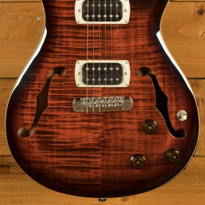 PRS SE Hollowbody I Piezo - Orange Tiger Smokeburst image 3