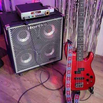 Fender Contemporary Power Jazz Bass Special 1987 - 1990 - Candy Apple Red image 1