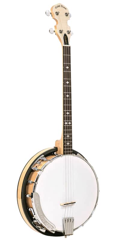 Gold Tone CC-TENOR/L Cripple Creek Tenor Maple Neck 4-String Banjo w/Hard Case & Fishman Pickup For Left Hand Player image 1