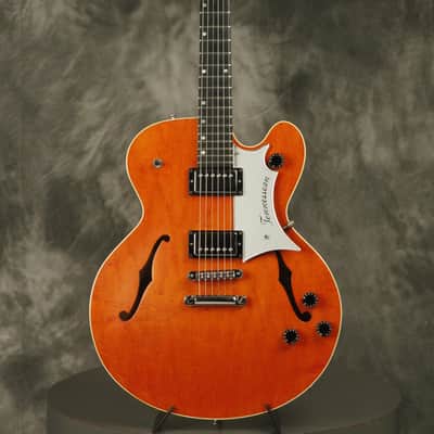 RARE 1990 Gibson Chet Atkins Tennessean Sunrise Orange stamped PROTOTYPE image 2