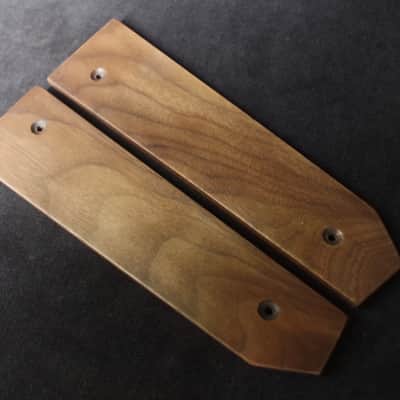 Korg Microkorg Synthesizer Wooden Ends Side Panels Walnut Wood image 1
