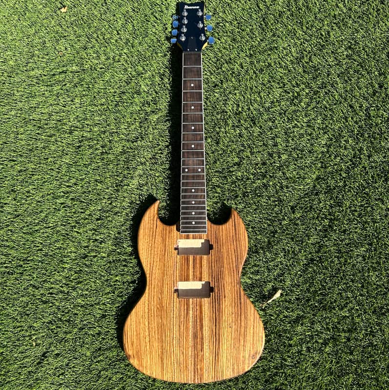 SHC - SG Style 7 string kit - natural shellac, oil stain, and matte poly image 1