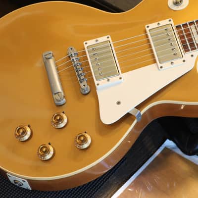Minty! 2007 Gibson Custom Shop Les Paul 1957 Historic Reissue Electric Guitar Gold Top + COA OHSC image 6