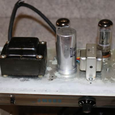 Vintage Fender Silverface Champ Tube Amp Chassis - Fully Working - No Tariffs image 13