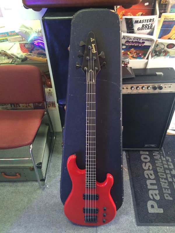 Gibson V 5 String Bass Guitar RED w/ original case image 1