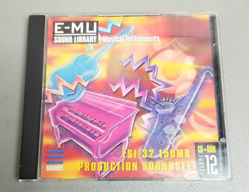 E-MU Systems ESI-32 - 150MB Production Soundset - Volume 12 Sampler CD Rom image 1