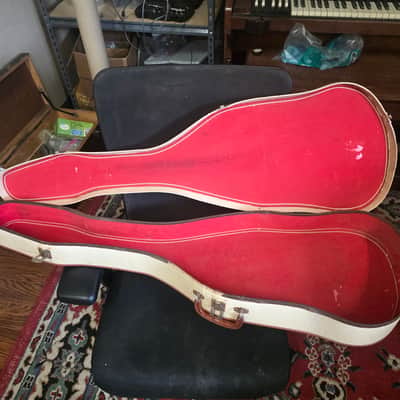 Unbranded Silvertone Harmony Kay Style Chipboard Guitar or Short Scale Bass Case 1960s image 9