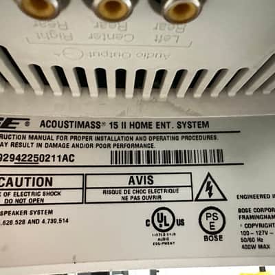 Bose Acoustimass 15 II Home Entertainment System w/ Center Channel imagen 16