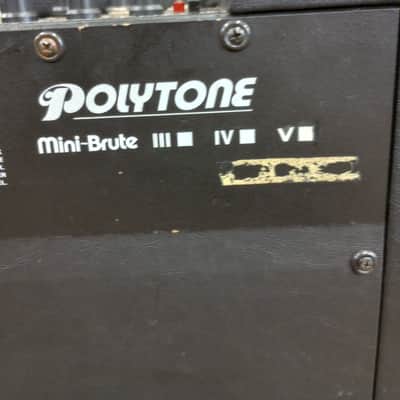 Polytone Mini Brute V 15" Guitar Combo Amp *read* image 6