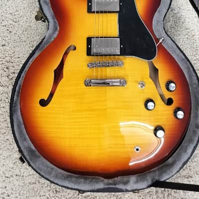 Union Station Deluxe Electric Guitar Hardshell case for 335 style #SLM2108 image 3