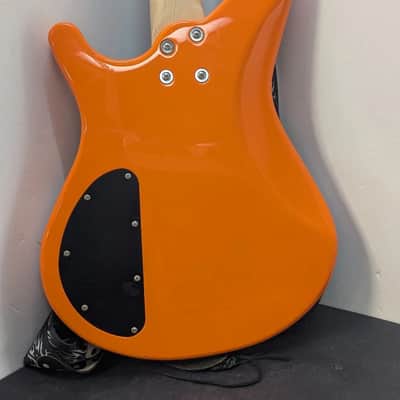 Mitchell MB100OR Short-Scale Solidbody Electric Guitar - Orange image 8