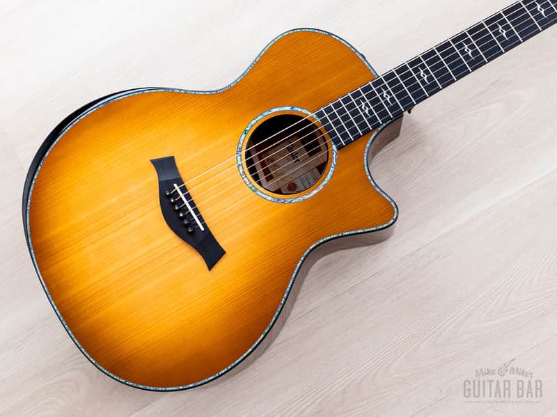 2022 Taylor Custom Grand Auditorium Acoustic Electric Guitar Adirondack Spruce + Mahogany image 1