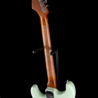 Fender Custom Shop Roasted 1960 Stratocaster Relic Birdseye Maple Aged Surf Green image 11
