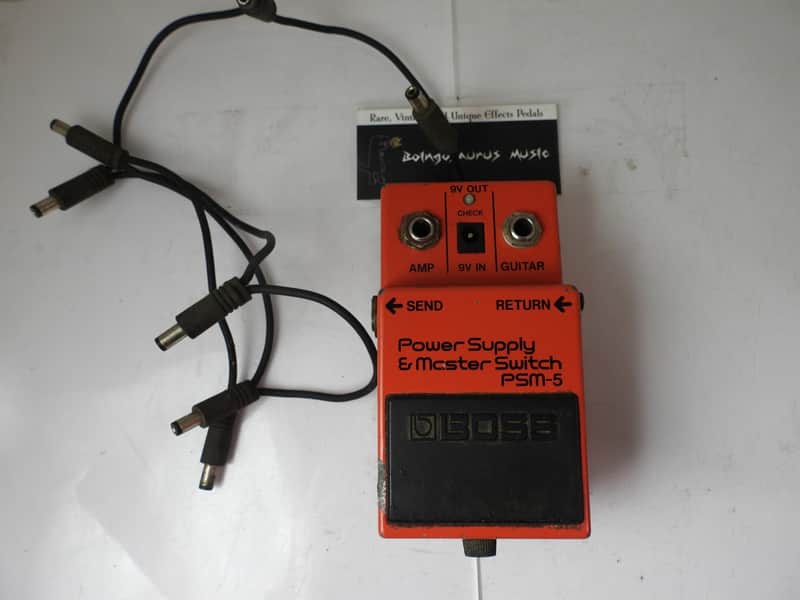 Vintage Boss PSM-5 Power Supply & Master Switch Effects Pedal Free USA Shipping image 1