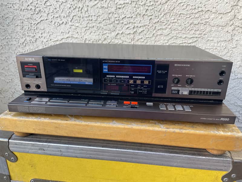 Vintage AIWA R550 Stereo Cassette Deck Sold As Is For Parts image 1