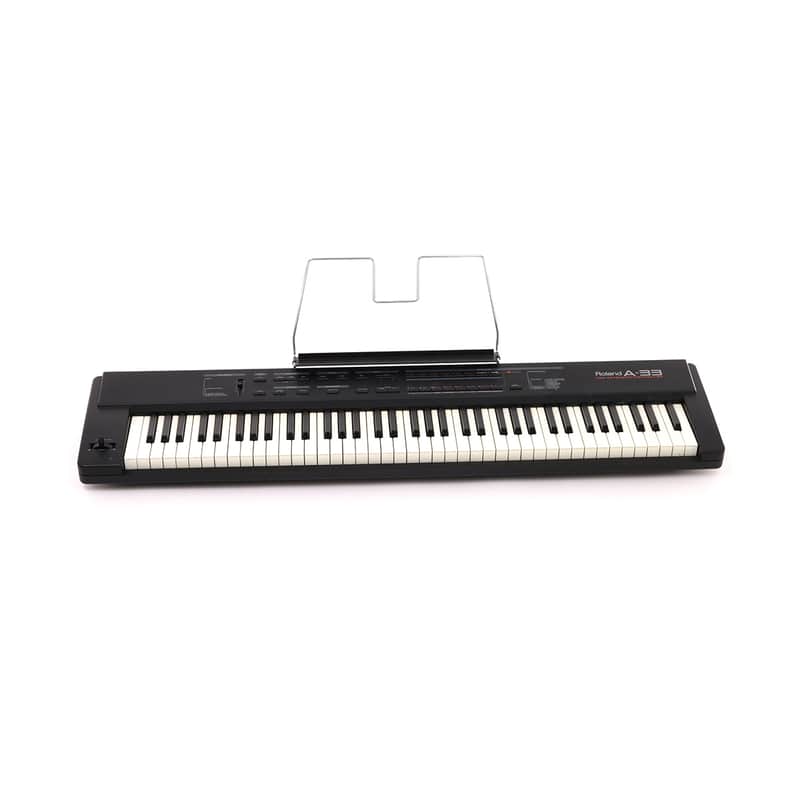 【希少・イタリア製】Roland A-33 MIDIキーボード 76鍵盤 Roland MIDIキーボード A-33 76鍵 スタンド付