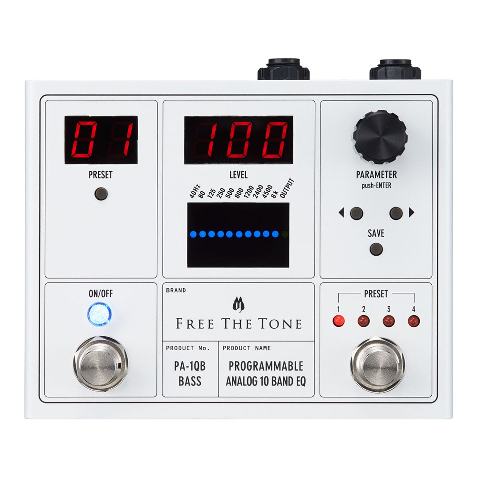 Free The ToneのPA-1QB Free The Tone PA-1QB Programmable 10-Band Analog Bass EQ | Reverb