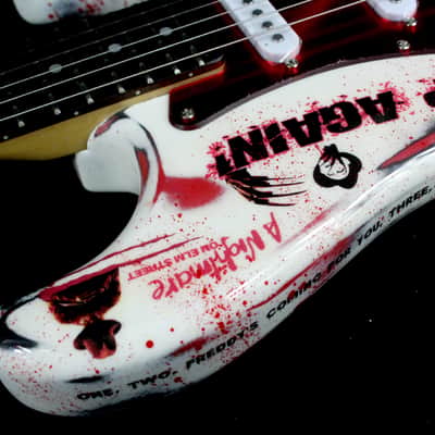Custom Painted  and Upgraded Fender Squier CXS Strat With Matching Headstock-Aged and Relic'ed image 15