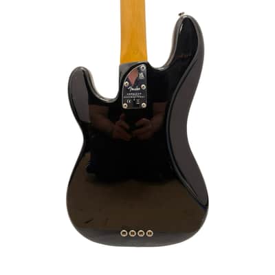 2022 Fender American Professional II Precision Bass with Maple Fretboard - Black image 6