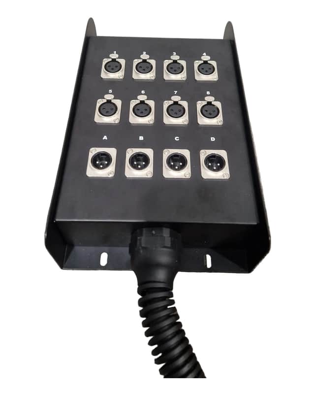 Pulse Audio Stage Box - 12 Input/Output Stage Box - Black - Excellent image 1