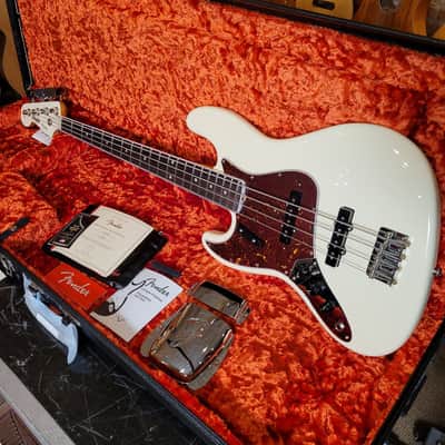Fender American Vintage II Jazz Bass Left Handed - Olympic White image 9